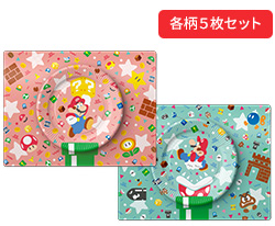 商品写真：ペーパープレートセット（キャラクター＆アイテム）