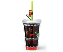 商品写真：ストロー付きタンブラー（クッパ城）