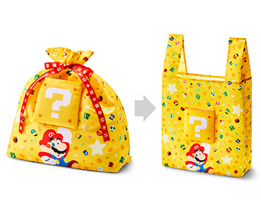 商品写真：2WAYラッピングバッグL（マリオ）