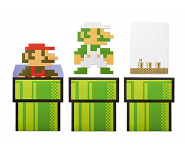 商品写真：メッセージカード＆封筒（8-bit キャラクター）