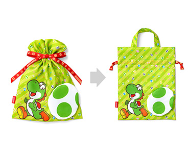 商品写真：2WAYラッピングバッグミニ（ヨッシー）