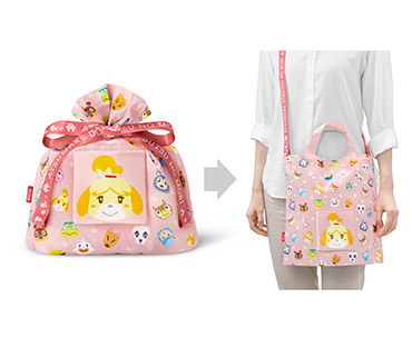 商品写真：あつまれ　どうぶつの森　ラッピング×エコバッグ S（しずえ）