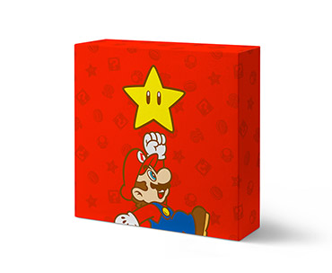 商品写真： スーパーマリオ　光るキャンバスアート×ギフトボックス（スーパースター）