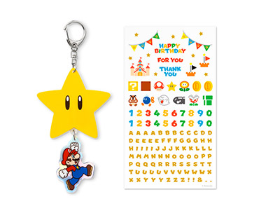 商品写真： スーパーマリオ　デコレーションチャーム（スーパースター）
