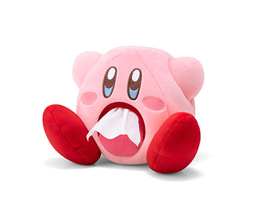 商品写真： 星のカービィ　ロールペーパーホルダー（すいこみ）